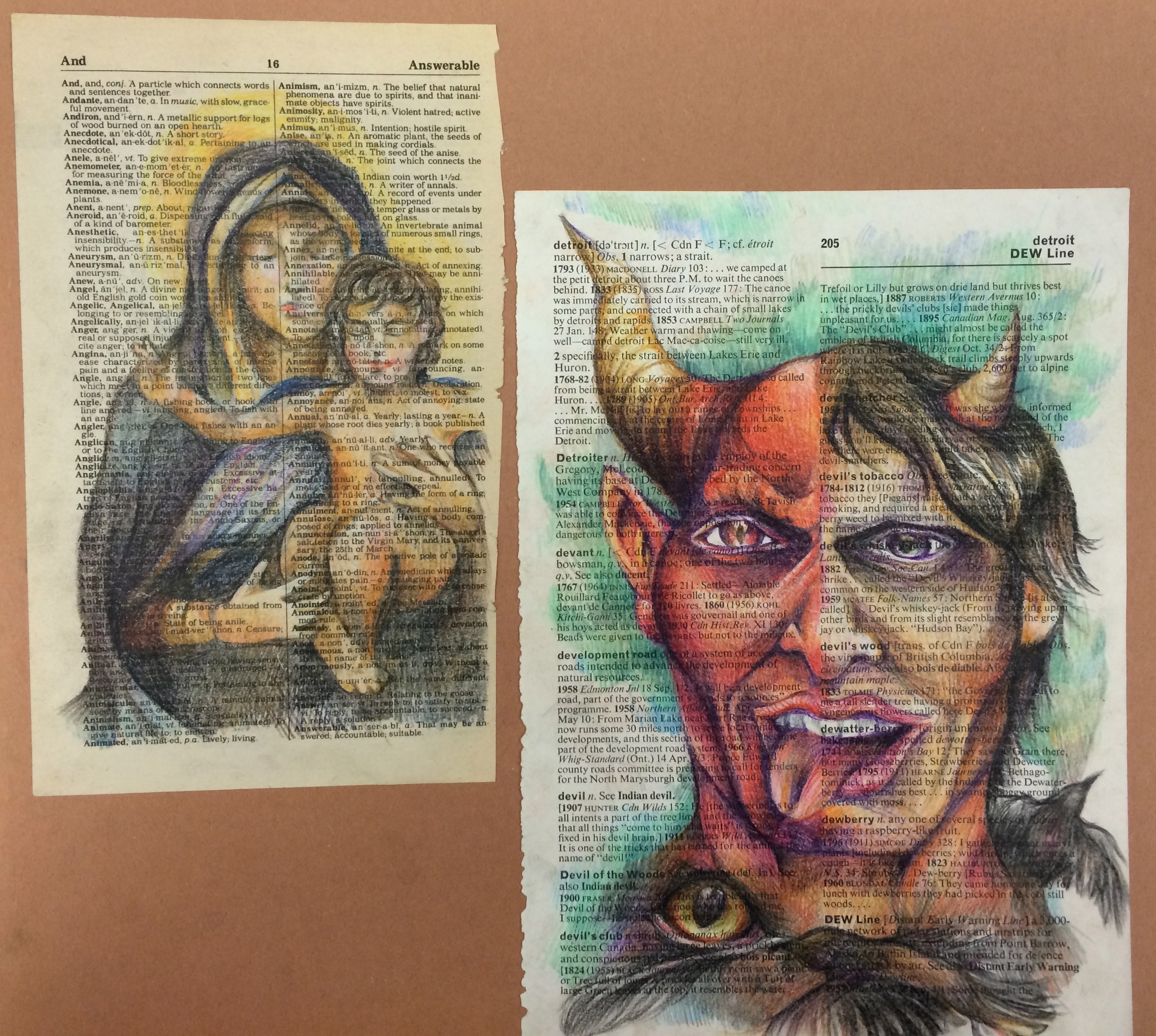 Words from a dictionary